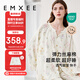 嫚熙（EMXEE）春秋月子服 孕婦哺乳睡衣產(chǎn)后彈力絲麻棉透氣舒適夏季薄款家居服L