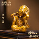 朱炳仁 四不小和尚-不聽 客廳玄關(guān)桌面擺件