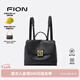 菲安妮（FION）雙肩包女時(shí)尚百搭休閑背包書包女包旅行包七夕情人節(jié)禮物 經(jīng)典黑-中號(hào)