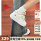 KAPPA卡帕女鞋厚底板鞋女2025夏季新款輕便小白鞋女透氣增高運動鞋子女 水綠色 38