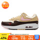 耐克NIKE女子 AIR MAX 1 87運動(dòng)休閑鞋FZ4346-200卡其棕白淺粉37.5