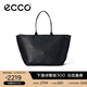 愛步（ECCO）七夕禮物 托特包女 25年新款百搭拼接手提大容量單肩女包9108248 黑色910824890000
