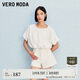VEROMODA牛仔短褲女2025秋冬新款復(fù)古街頭風(fēng)高腰后鏤空顯瘦