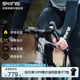 SKINS CYCLE 男女同款四季自行車(chē)公路車(chē)外穿五分背帶騎行褲帶屁墊 黑色/黑色 L