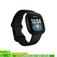 Fitbit Versa 3 GPS男士女士健身游泳智能運動(dòng)手表心率監測 血氧功能睡眠質(zhì)量跟蹤新款囤 黑色