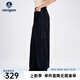 Navigare意大利小帆船香蕉褲女25春秋季新款寬松顯瘦牛仔褲休閑時(shí)尚長(zhǎng)褲子 海軍藍(lán) M