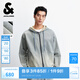 杰克·瓊斯（JACK&JONES）男生2025年秋季牛仔夾克連帽做舊水洗外套美式復(fù)古上衣225357002 E40淺牛仔藍(lán) L （180）
