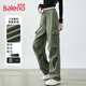 班尼路（Baleno）軟殼兩穿工裝褲女2025年春秋季時尚感戶外通勤運動休閑百搭休閑褲