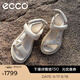愛(ài)步（ECCO）【Natacha聯(lián)名】涼鞋女 夏季戶(hù)外運動(dòng)沙灘鞋 越野822223 石灰色82222301378 39