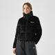 阿迪達斯 （adidas）三葉草系列 女 VELVET DOWN JKT 短羽絨服 IW8439 黑色 S