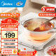 美的（Midea）家用電磁爐2025款做飯炒菜用 大功率微晶面板電磁爐純白色專(zhuān)利恒勻火技術(shù)四重防水電火鍋爐電池爐 【25年新款】5秒速熱 專(zhuān)利恒勻火