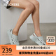 斯凱奇（Skechers）洞洞鞋夏季厚底沙灘涼鞋女外穿高級(jí)感包頭踩屎感多巴胺泡泡鞋 灰色/GRY 38 尺碼偏大，建議選小一碼