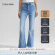 Calvin KleinJeans四季款女士潮流復古洗水微彈ck高腰直筒微喇牛仔褲J223286 高腰直筒靴型版-牛仔淺藍-1AA M 30 165/76A（2.22尺）74C