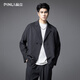 品立（PINLI）輕薄西服外套男春秋季男裝百搭休閑寬松通勤男士單西裝 黑色 L (175)