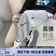 左西男童褲子兒童衛(wèi)褲春秋款2025新款男孩韓版休閑長(zhǎng)褲運(yùn)動(dòng)褲 灰色110