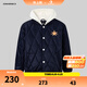 Converse匡威兒童裝男童連帽棉服中大童冬季保暖外套CNVN-MW-F062 藏青藍(lán) 110 /56 【建議身高104-110cm】