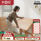 木屋記折疊書(shū)桌學(xué)生家用桌子臥室小戶型學(xué)習(xí)桌床邊寫(xiě)字桌實(shí)木電腦桌 80cm折疊桌-原木色