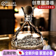 AILUKI日本高檔紅酒醒酒器創(chuàng  )新水晶勃艮第紅酒杯分酒壺歐式浪漫酒具套裝 冰山纏絲醒酒器1800ml