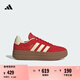 adidas「T頭鞋」VL COURT BOLD厚底增高休閑板鞋德訓(xùn)鞋女阿迪達(dá)斯   淺猩紅/暖香草色   38