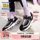 Skechers斯凱奇熊貓鞋2021冬季女童老爹鞋兒童運動(dòng)鞋加絨鞋子302539L