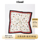 ELAND衣戀絲巾女馬術(shù)圖案時(shí)尚圍巾2025冬季新款【100%桑蠶絲】 紅色(20)Red FRE