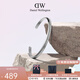 丹尼爾惠靈頓（DanielWellington）dw手鐲 情侶款開(kāi)口可調節經(jīng)典簡(jiǎn)約時(shí)尚手環(huán)飾品 生日禮物送女友 典雅銀手鐲（小號）DW00400004