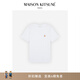 Maison Kitsune【七夕禮物】春夏競(jìng)速狐貍簡(jiǎn)約休閑圓領(lǐng)T恤短袖 P100【白色】 M