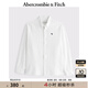 ABERCROMBIE & FITCH【李現(xiàn)同款】男裝25春夏美式經(jīng)典小麋鹿亞麻混紡襯衫KI125-5085 白色 XL (180/116A)