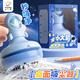 咔巴熊小火箭桌面吸塵器 手持學(xué)生桌面清理神器送電池 超大吸力橡皮屑紙屑吸灰塵清潔 藍色星球