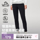 伯希和（Pelliot）戶外抓絨褲男女春季搖粒絨保暖休閑衛(wèi)褲長(zhǎng)褲124311238黑XL
