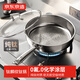 京東京造 鈦麟紋純鈦煎鍋 不粘炒菜電磁爐燃?xì)庠睢窘】禑o涂層】28cm