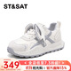 星期六女鞋阿甘鞋2025秋季新款百搭時(shí)尚運動(dòng)休閑鞋SSD3112C8Q 米/灰 37