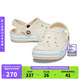 crocs卡駱馳貝雅卡駱班洞洞鞋|205089 冬日白/彩色-1LI 37/38(230mm)