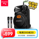 山水（SANSUI） A12-66廣場(chǎng)舞音響戶(hù)外K歌重低音藍牙音響便攜式移動(dòng)舞臺拉桿音箱大功率擴音器 旗艦版（12寸重低音+雙麥）