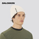 薩洛蒙（Salomon）男女款 戶(hù)外運動(dòng)休閑保暖針織舒適帽子 GRAPHIC BEANIE 灰白色 C27089 均碼