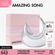 Amazing Song乙頌女包【七夕禮物】半月包小號(hào)單肩斜挎包女小眾精致牛皮月牙包 月光銀