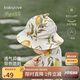 babylove嬰兒帽子夏季竹棉山茶紗布外出遮陽帽男女寶寶漁夫帽清新可愛