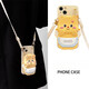 天使小熊零錢(qián)卡包適用華為Pura70手機殼90se100背帶P60pro斜挎mat 白色殼-天使小熊零錢(qián)包+斜挎繩 華為Pura 70