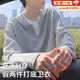 津炳勝假兩件衛衣男士打底衫長(cháng)袖t恤男秋冬美式復古v領(lǐng)內搭休閑無(wú)帽衛衣 淺灰色-假兩件打底衫【升級面料】 L 【身高170~175】