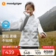moodytiger校服神器兒童羽絨馬甲鴨絨背心男女童輕薄保暖拒水透氣彈力秋冬款