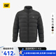 CAT卡特秋新品男士戶外百搭寬松休閑基礎(chǔ)版保暖羽絨服輕戶外 黑色 L