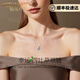 鉑邦詩(shī)（BOBANGSHI）四葉草項鏈女士純銀吊墜鎖骨鏈輕奢小眾2025新款配飾禮物送老婆 純銀吊墜項鏈+精致禮盒