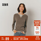 森馬（Semir）森馬毛衣女短款假兩件含羊毛針織衫24冬新款保暖內搭109724107015