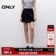 ONLY2025夏季新款個(gè)性時(shí)髦高腰A字褲裙短褲牛仔褲女|125243002 J19 黑牛仔 M