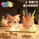 布魯奇城堡筆筒樂(lè )高積木拼裝益智玩具男6-12歲兒童玩具女孩生日禮物拼圖