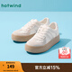 熱風(fēng)（Hotwind）商場(chǎng)同款女鞋復古銀色德訓鞋25年春新款優(yōu)雅芭蕾風(fēng)厚底板鞋小白鞋 135米銀 38