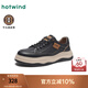 熱風(fēng)（Hotwind）商場(chǎng)同款復古休閑運動(dòng)鞋戶(hù)外通勤男鞋厚底增高休閑鞋松緊帶 01黑色 42 260mm