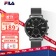 斐樂(lè )（FILA）男士手表高中學(xué)生考試網(wǎng)織帶休閑防水適應男女腕表6672-001