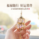 法蘭博葫蘆汽車(chē)飾品擺件掛件高級感女士汽車(chē)裝飾女神水晶車(chē)掛后節日禮物 金色寶葫蘆車(chē)載掛件