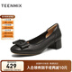 天美意女鞋商場(chǎng)同款瑪麗珍鞋法式通勤女單鞋2025新款新BI272AQ5 黑色 37